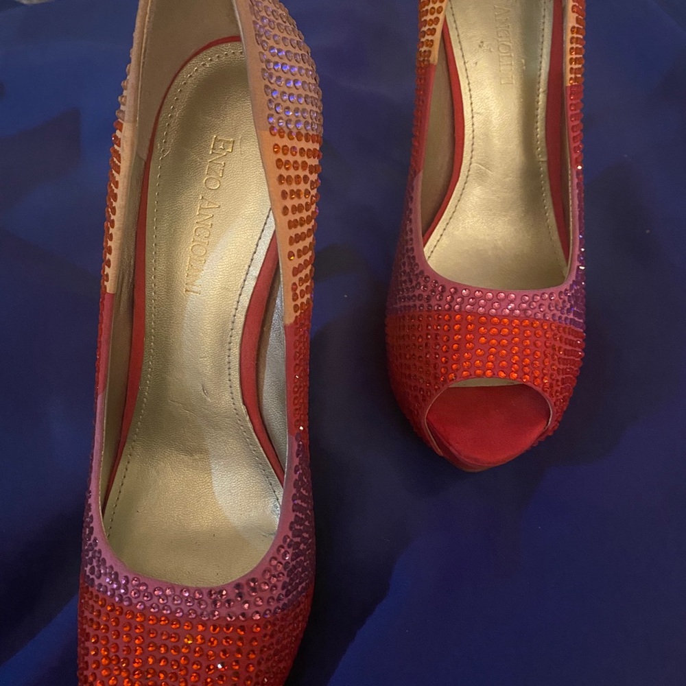 Enzo Angiolini Rhinestone Tonell Pumps - Picture 5 of 6